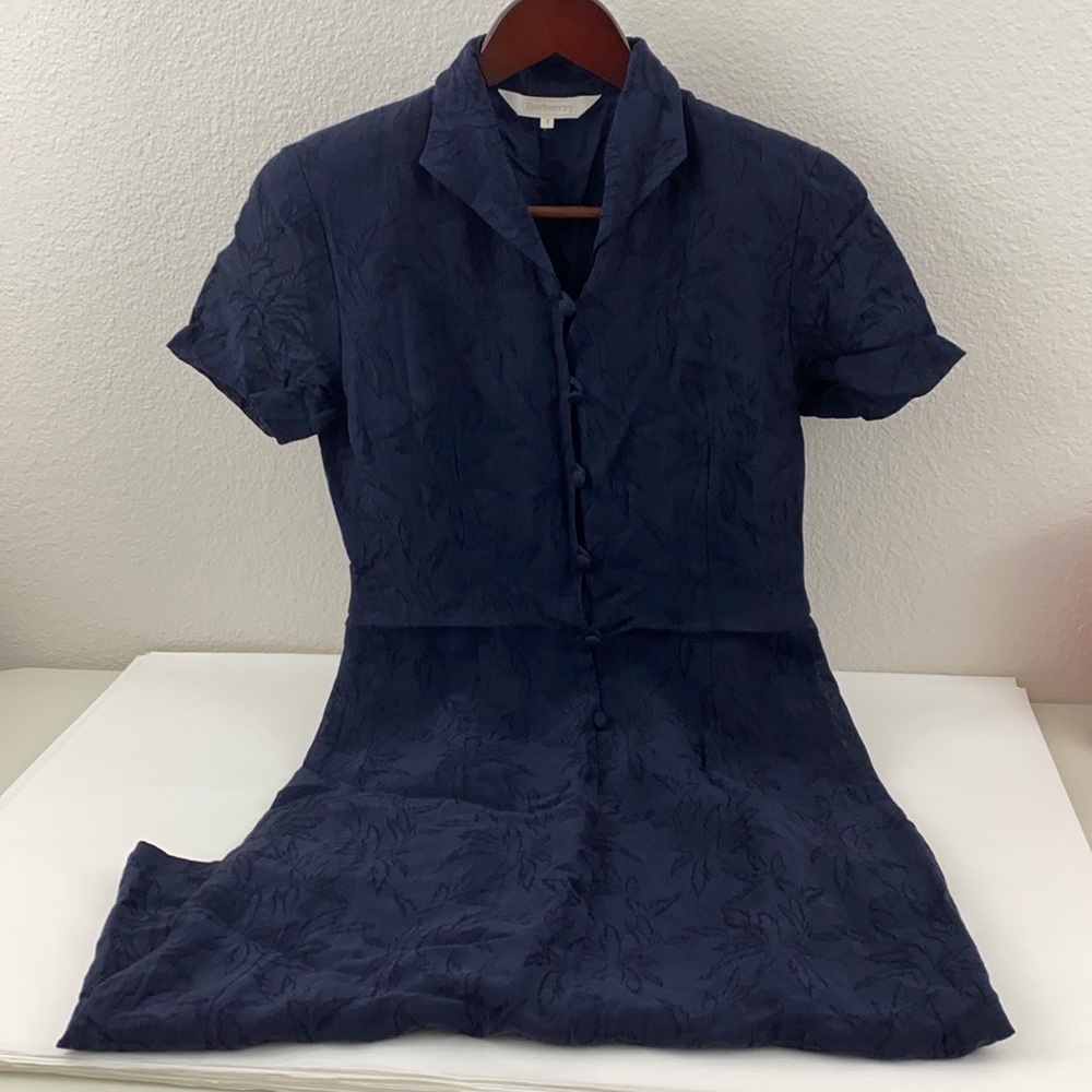 Elegant Navy Blue Dress